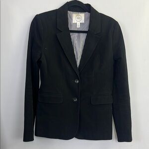 1901 Black Tailored Blazer Professional Suit Jacket